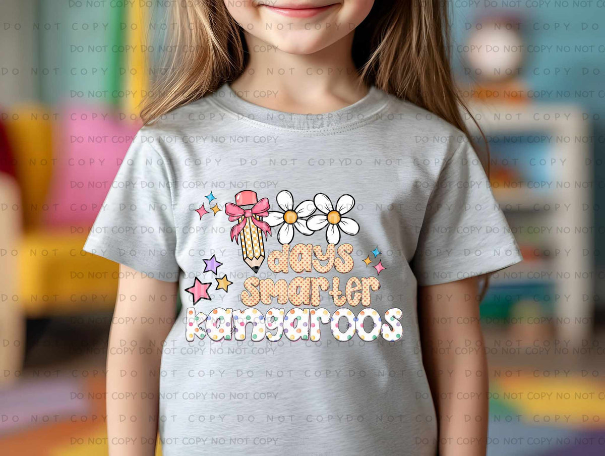 100 Days Smarter Kangaroos 78335 DTF Transfer