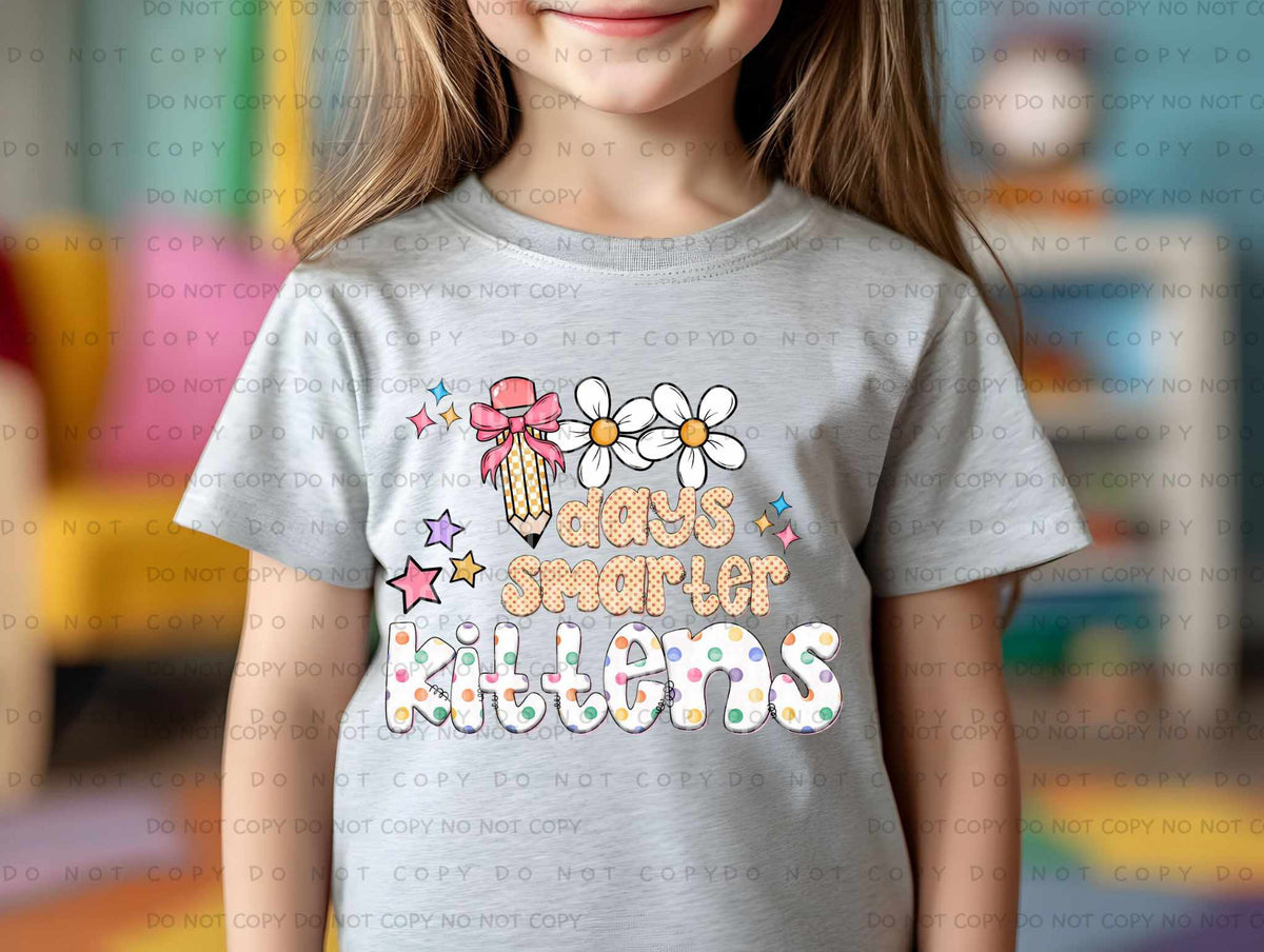 100 Days Smarter Kittens 78342 DTF Transfer