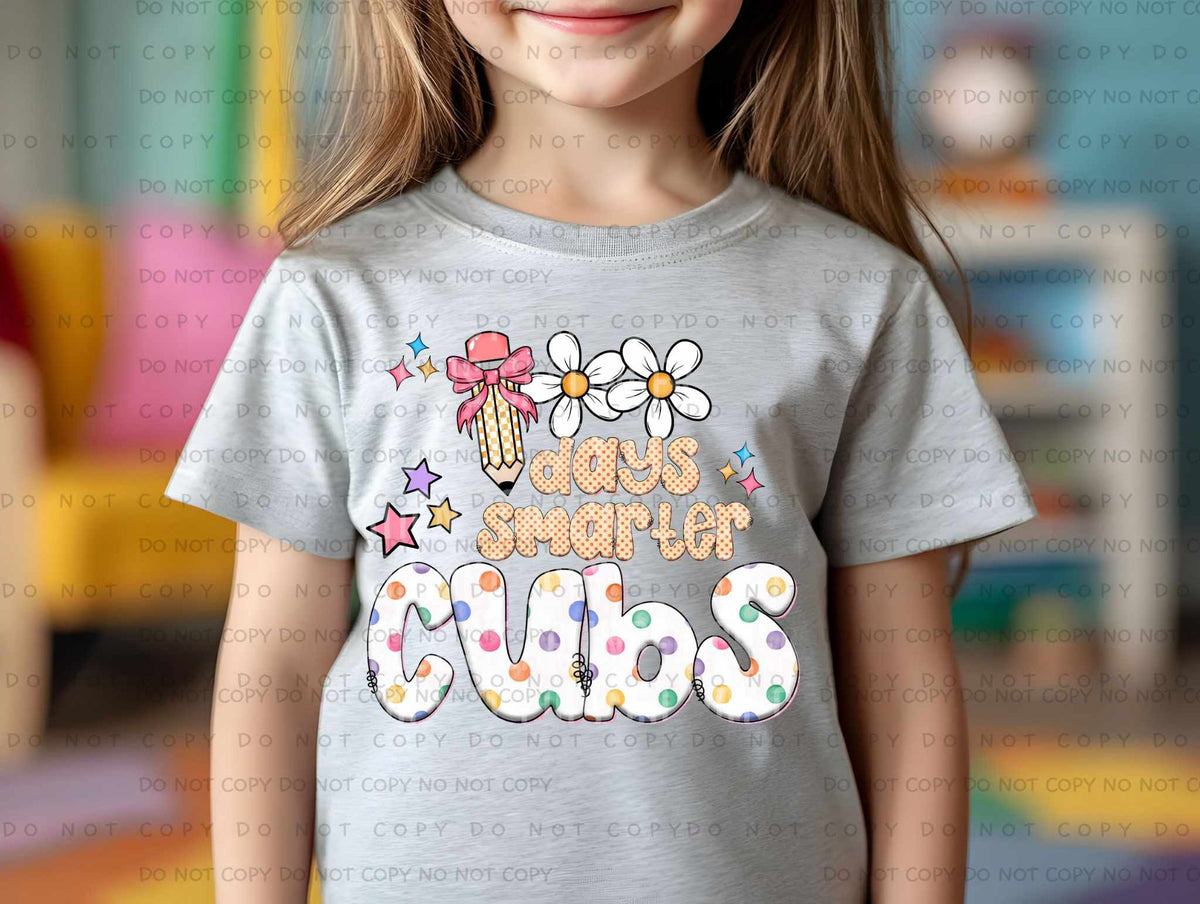 100 Days Smarter Cubs 78352 DTF Transfer