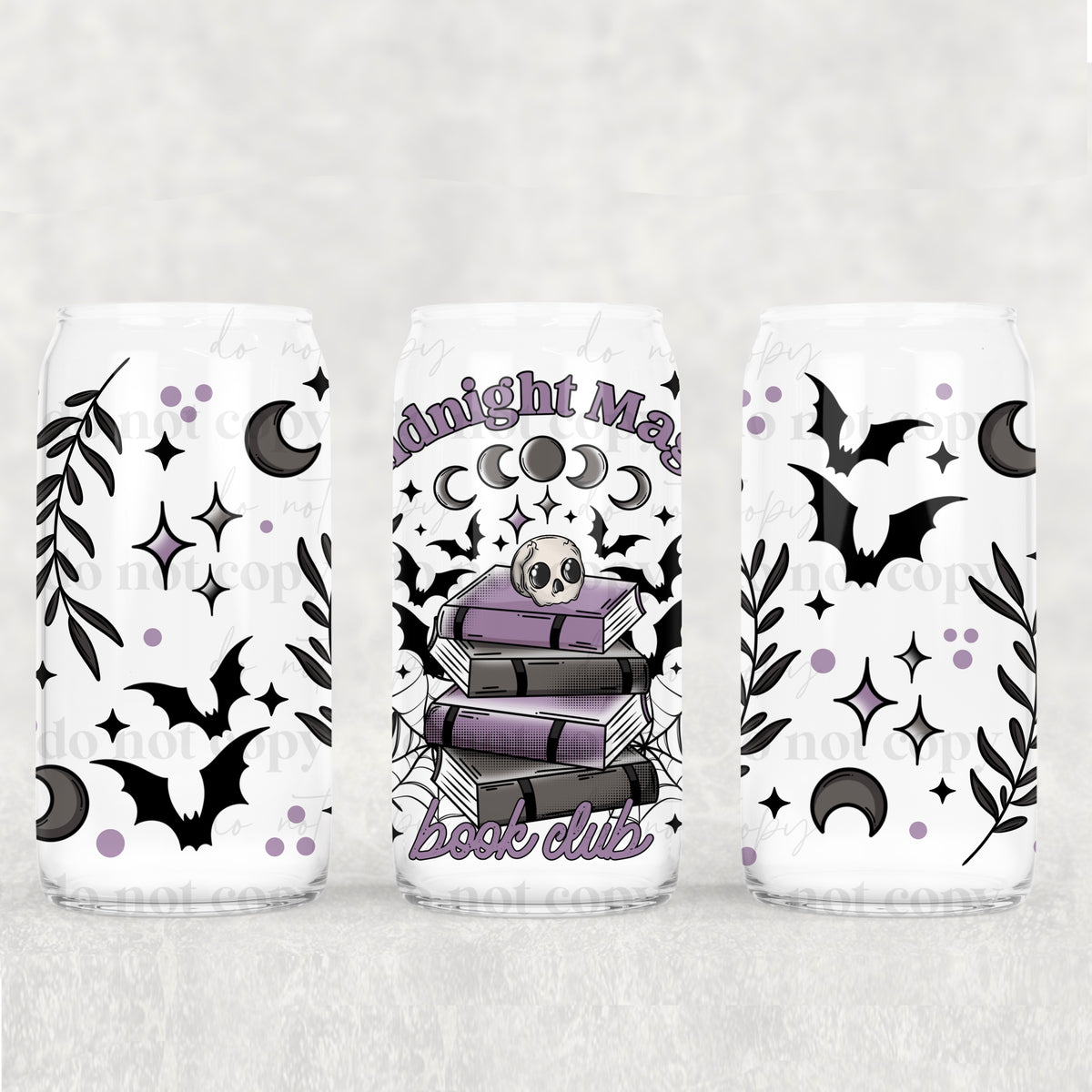 midnight book club 2208 (CSC) UV DTF WRAP