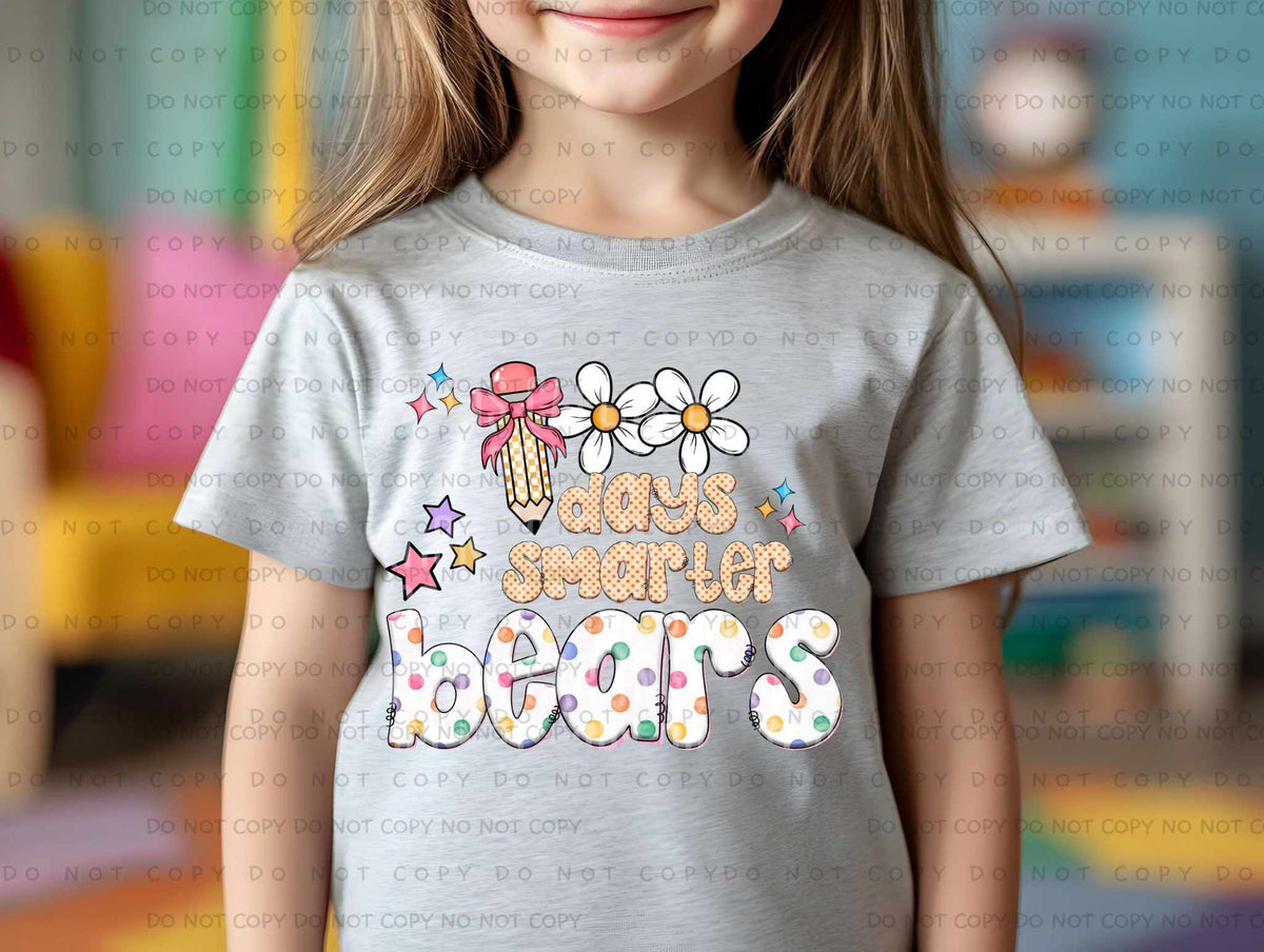 100 Days Smarter bears 78373 DTF Transfer