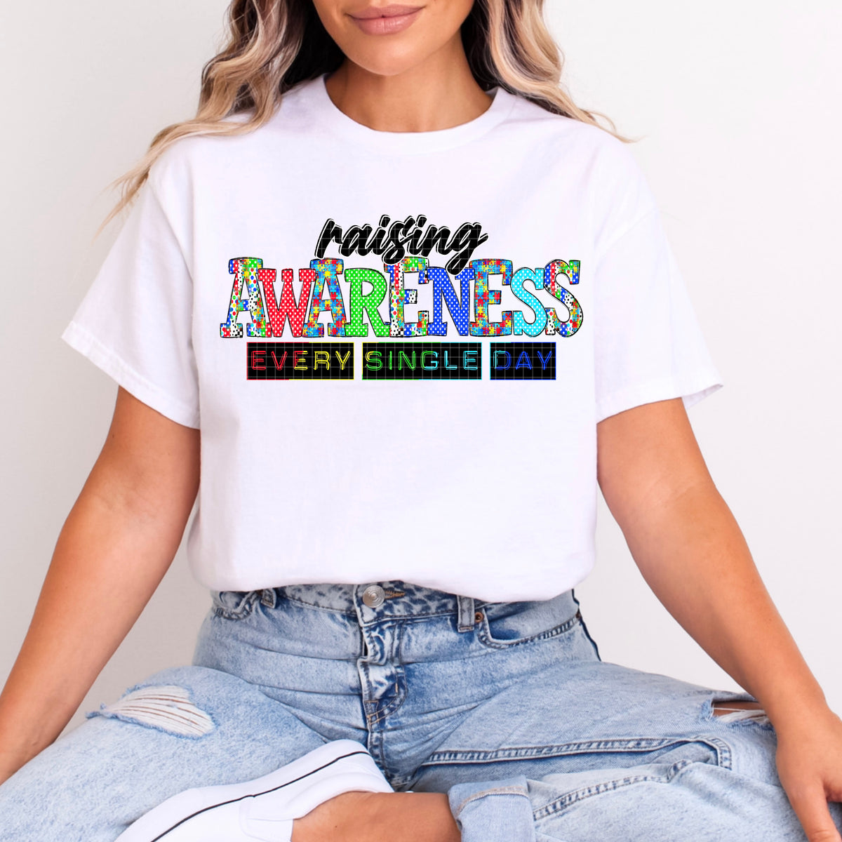 Raising awareness every single day (DD) DTF Transfer