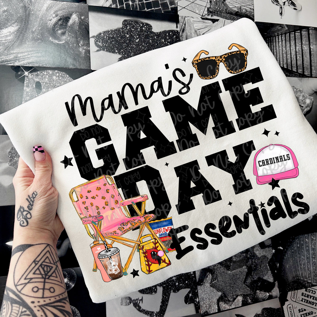 Mama's Game Day Essentials Cardinals (VIRGO) DTF transfer