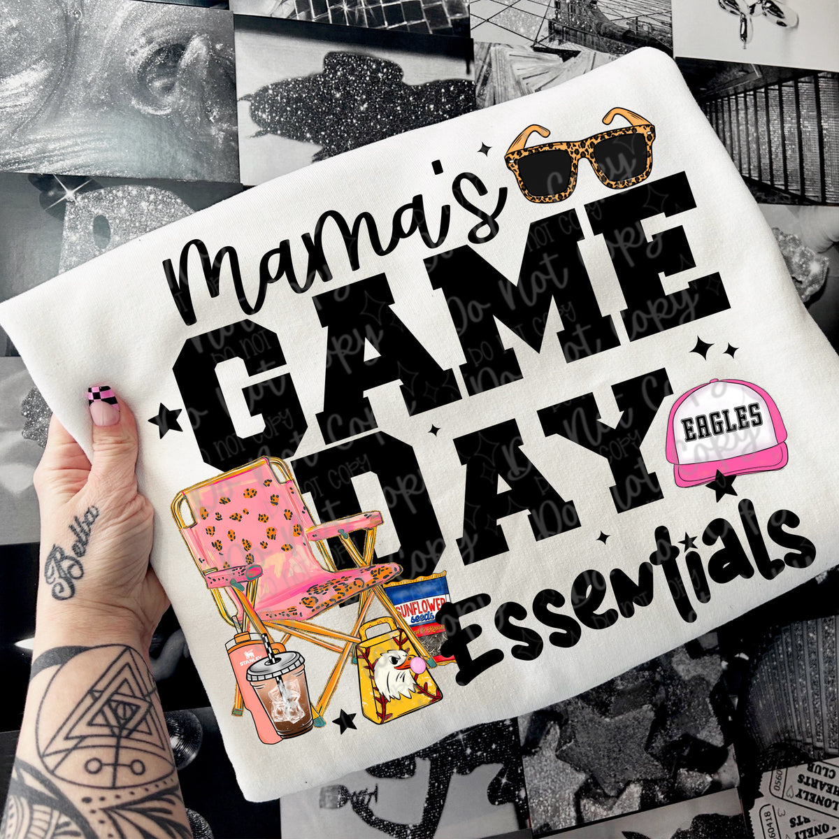 Mama's Game Day Essentials Eagles (VIRGO) DTF transfer