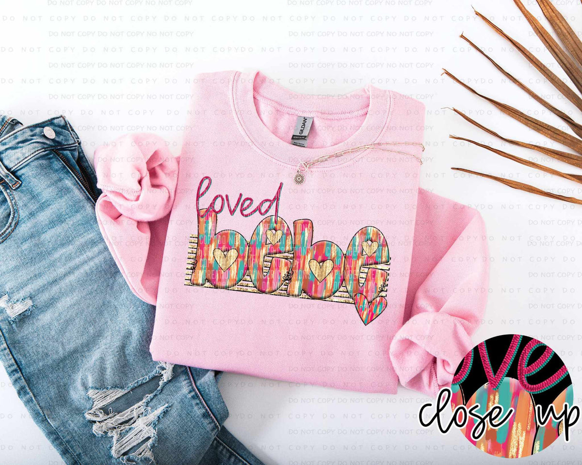 Loved Babe 78418 DTF Transfer