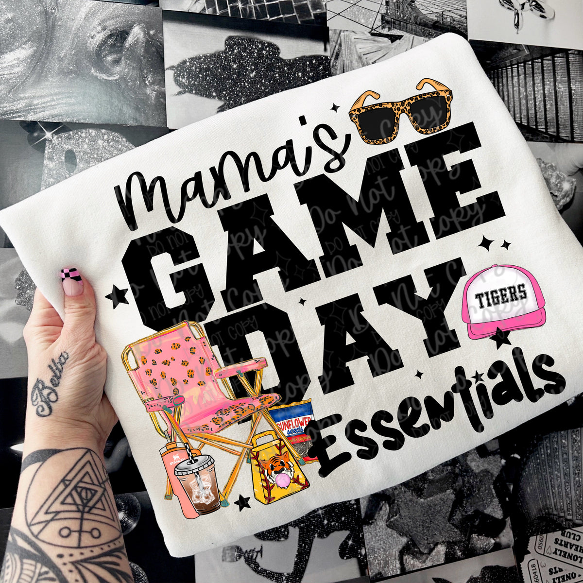 Mama's Game Day Essentials Tigers (VIRGO) DTF transfer