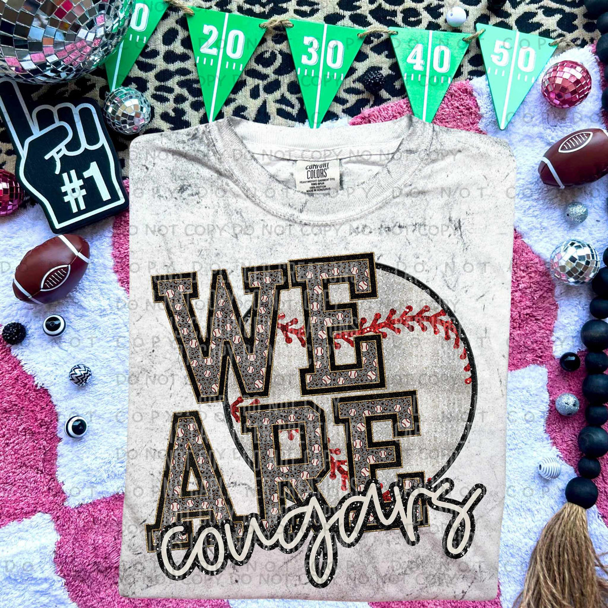 We Are Cougars 78476 DTF Transfer