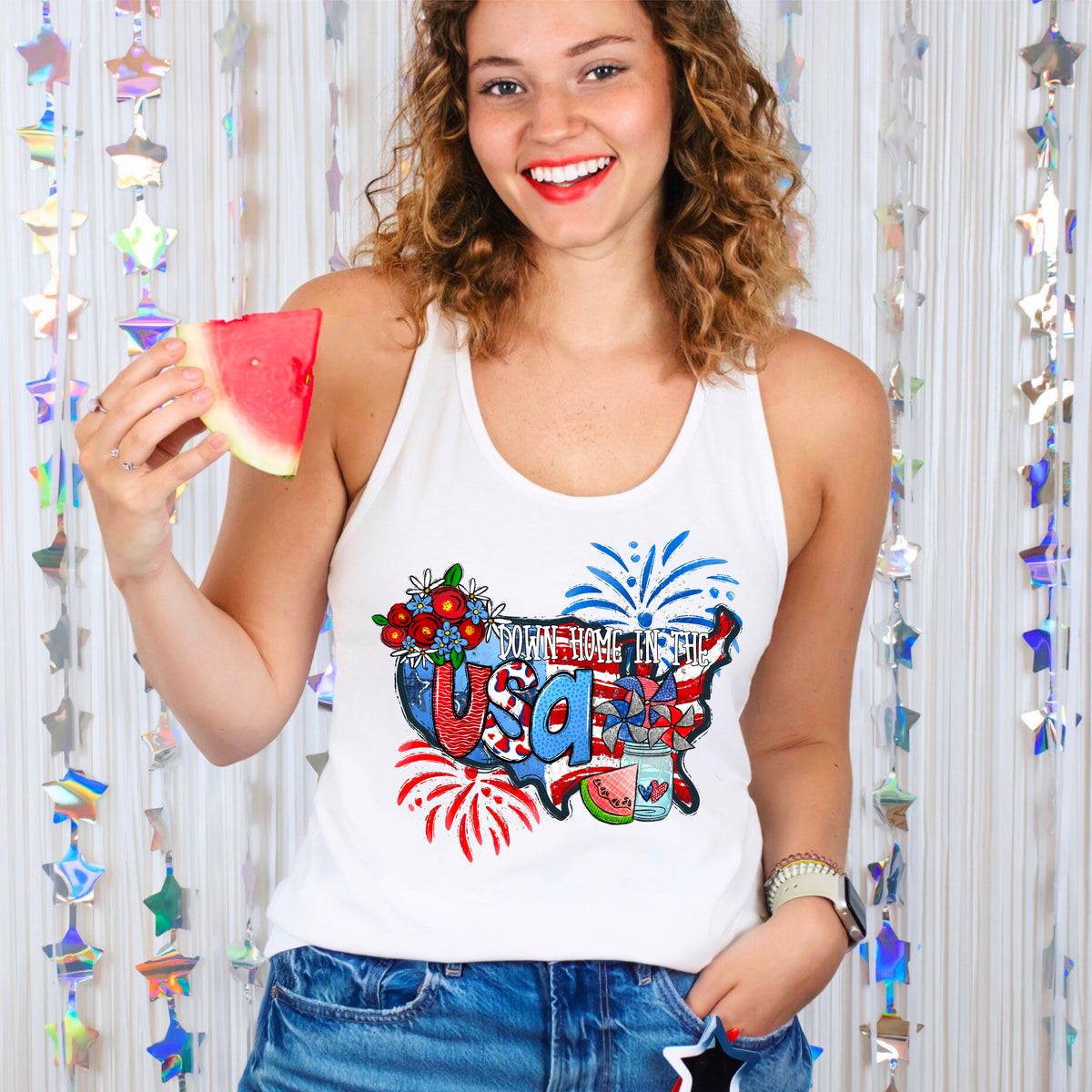 Down home in the USA (ABD) DTF transfer