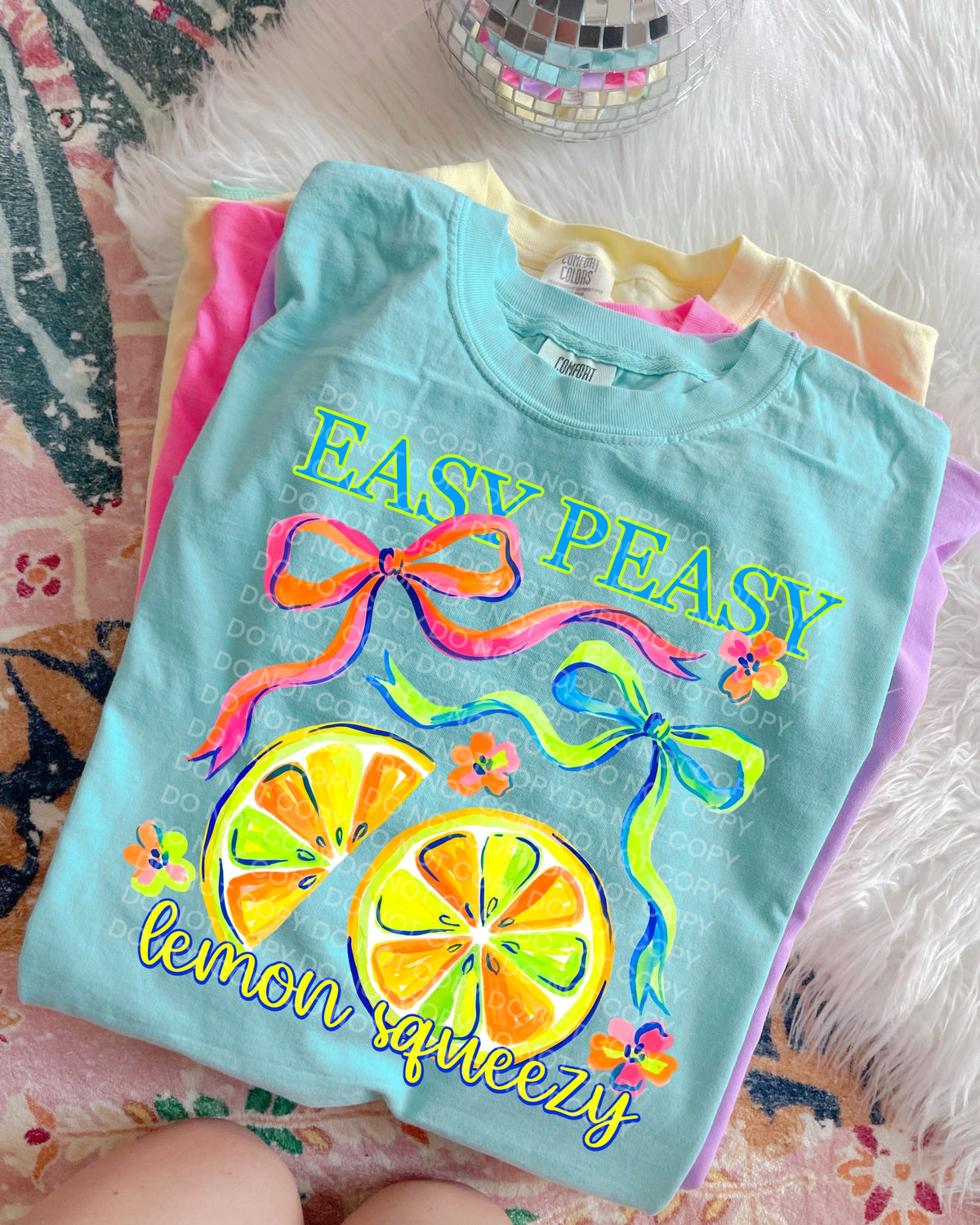 Easy Peasy bows (SCG) DTF