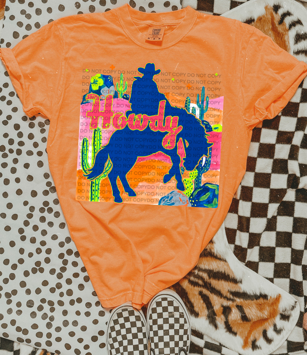 Howdy BLUE horse (SCG) DTF