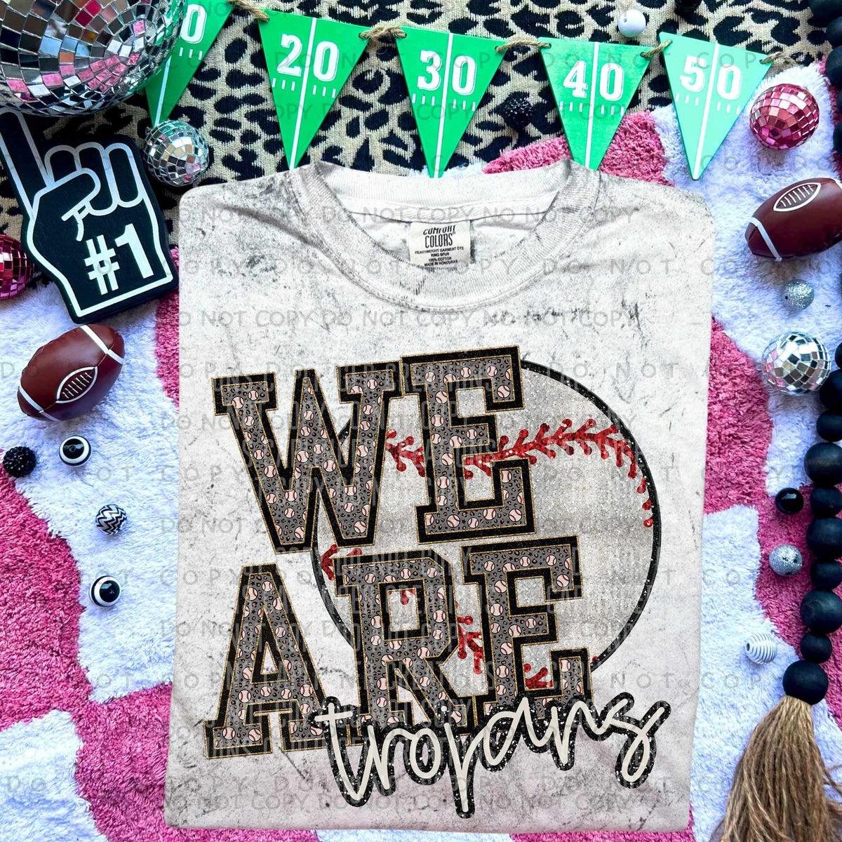 We Are Trojans 78500 DTF Transfer
