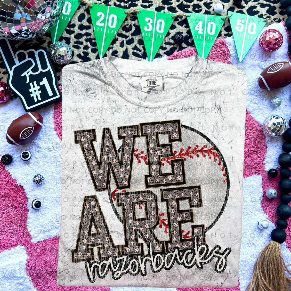 We Are Razorbacks 78513 DTF Transfer