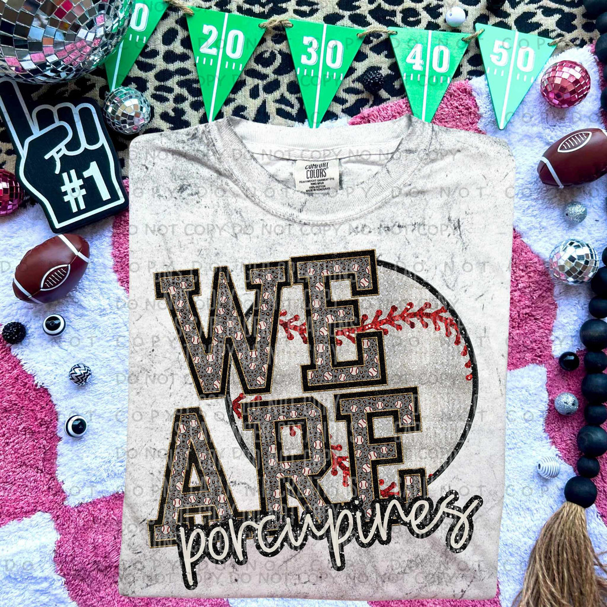 We Are Porcupines 78520 DTF Transfer