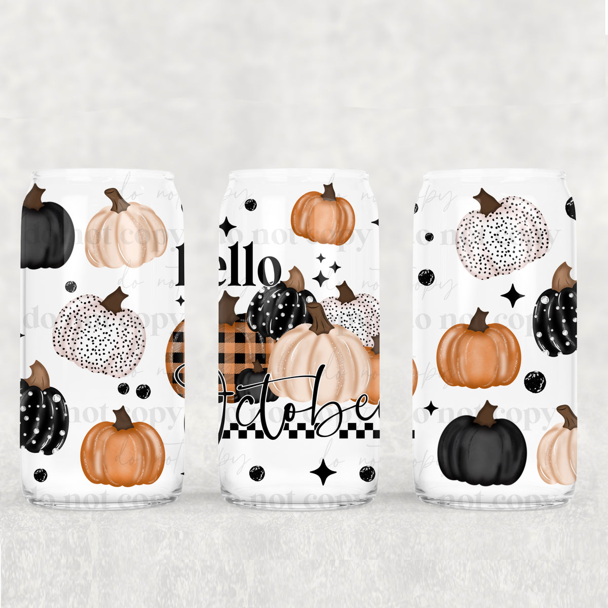 2380 hello october (CSC) UV DTF WRAP