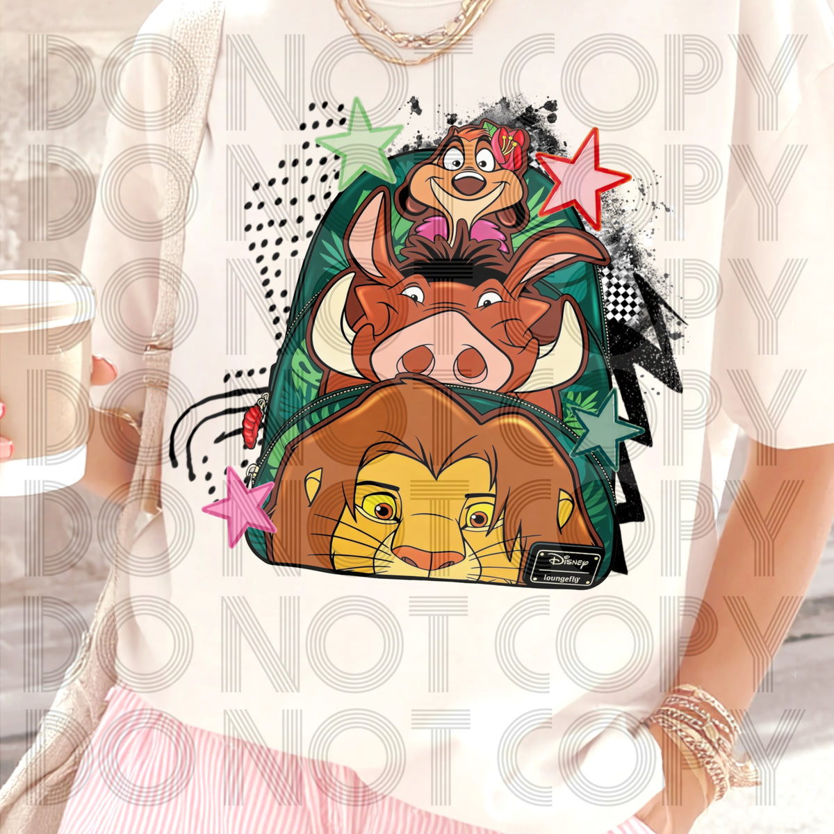 Simba backpack (Renewed) DTF Transfer