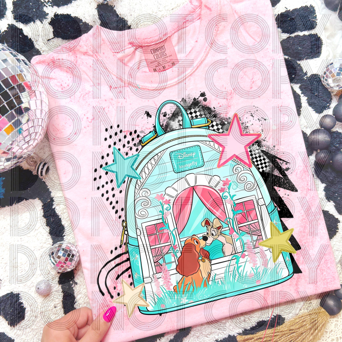 Lady backpack (Renewed) DTF Transfer