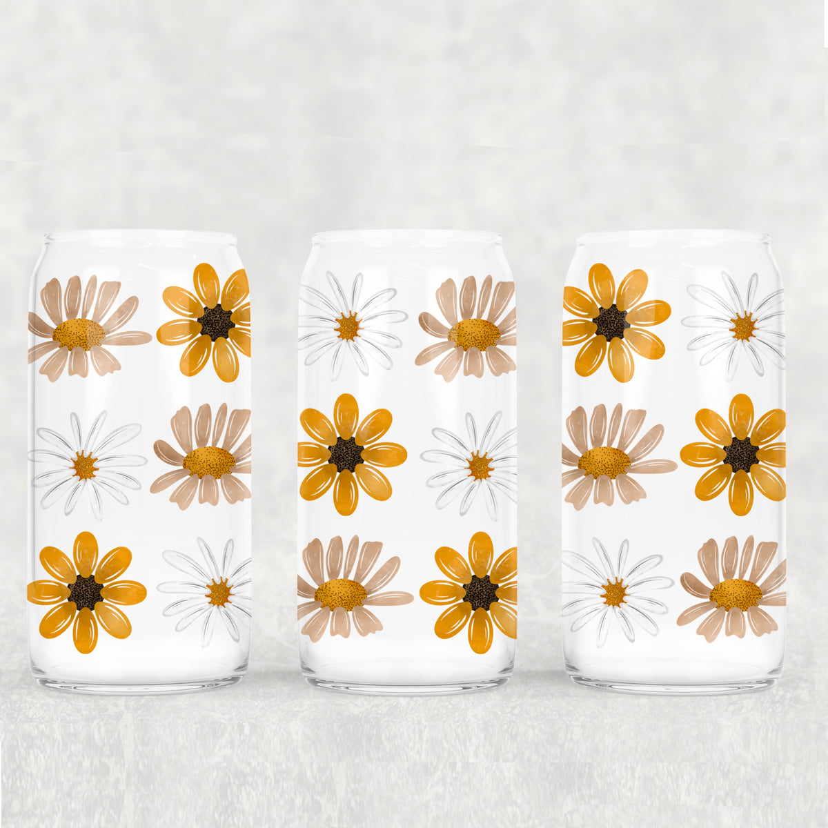 2422 flower grid (CSC) UV DTF WRAP
