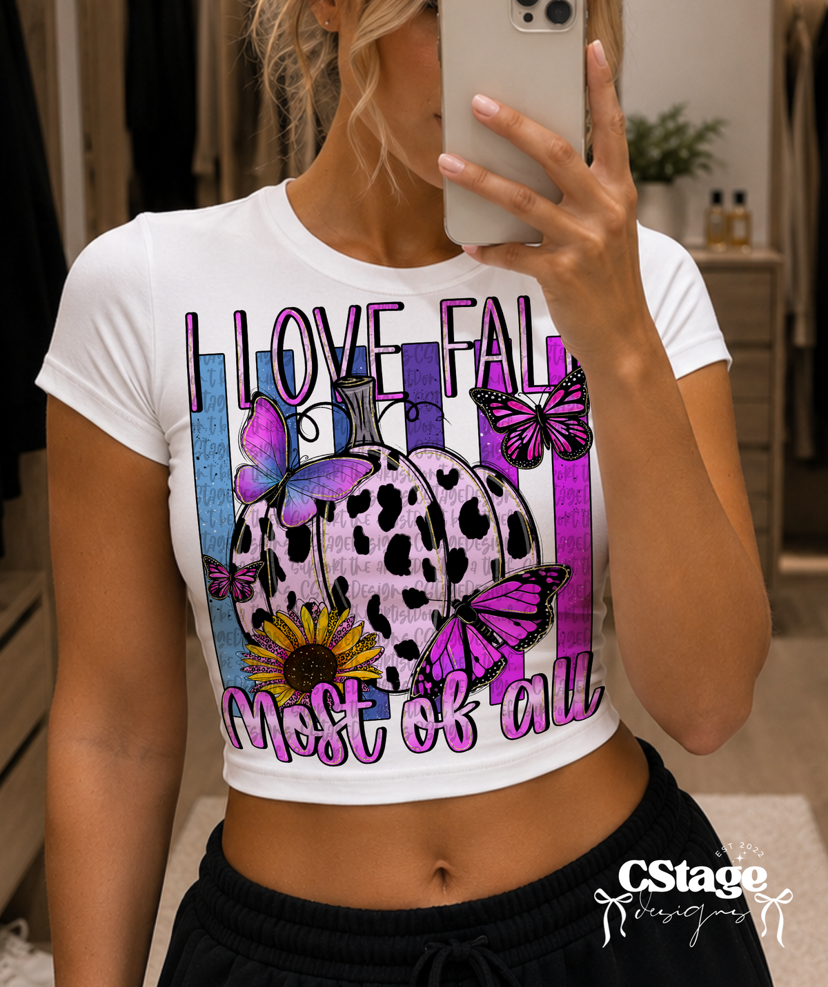 i love fall most of all purple pumpkin 2424 (mystery monday) DTF transfer