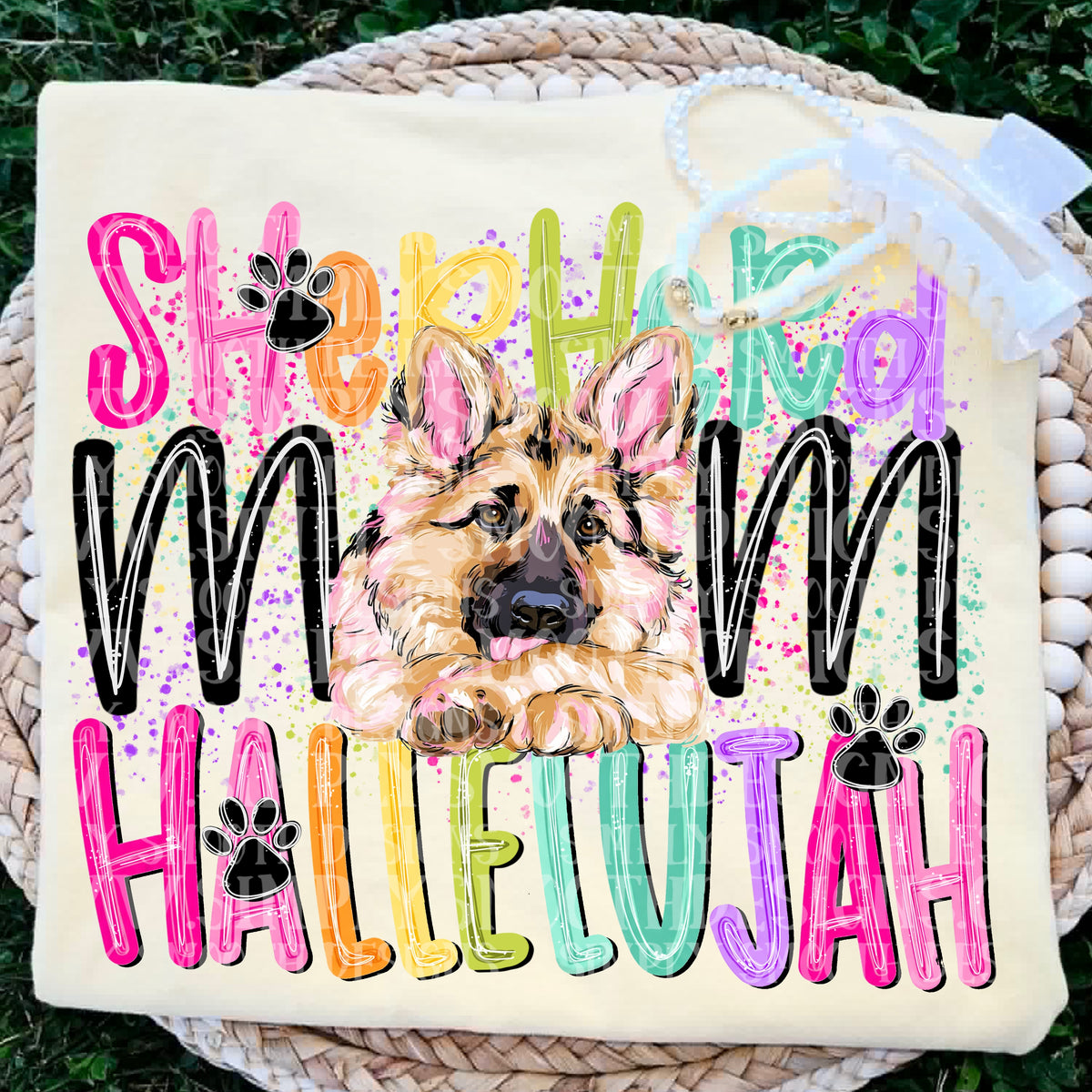 Shephard mom hallelujah sdd dtf transfer