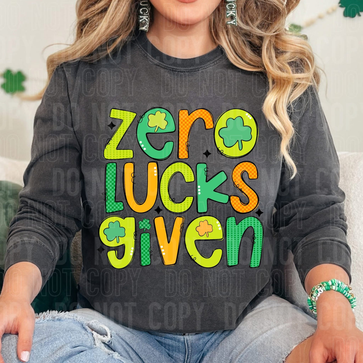 Zero Lucks Given (SBB) 78555 DTF Transfer