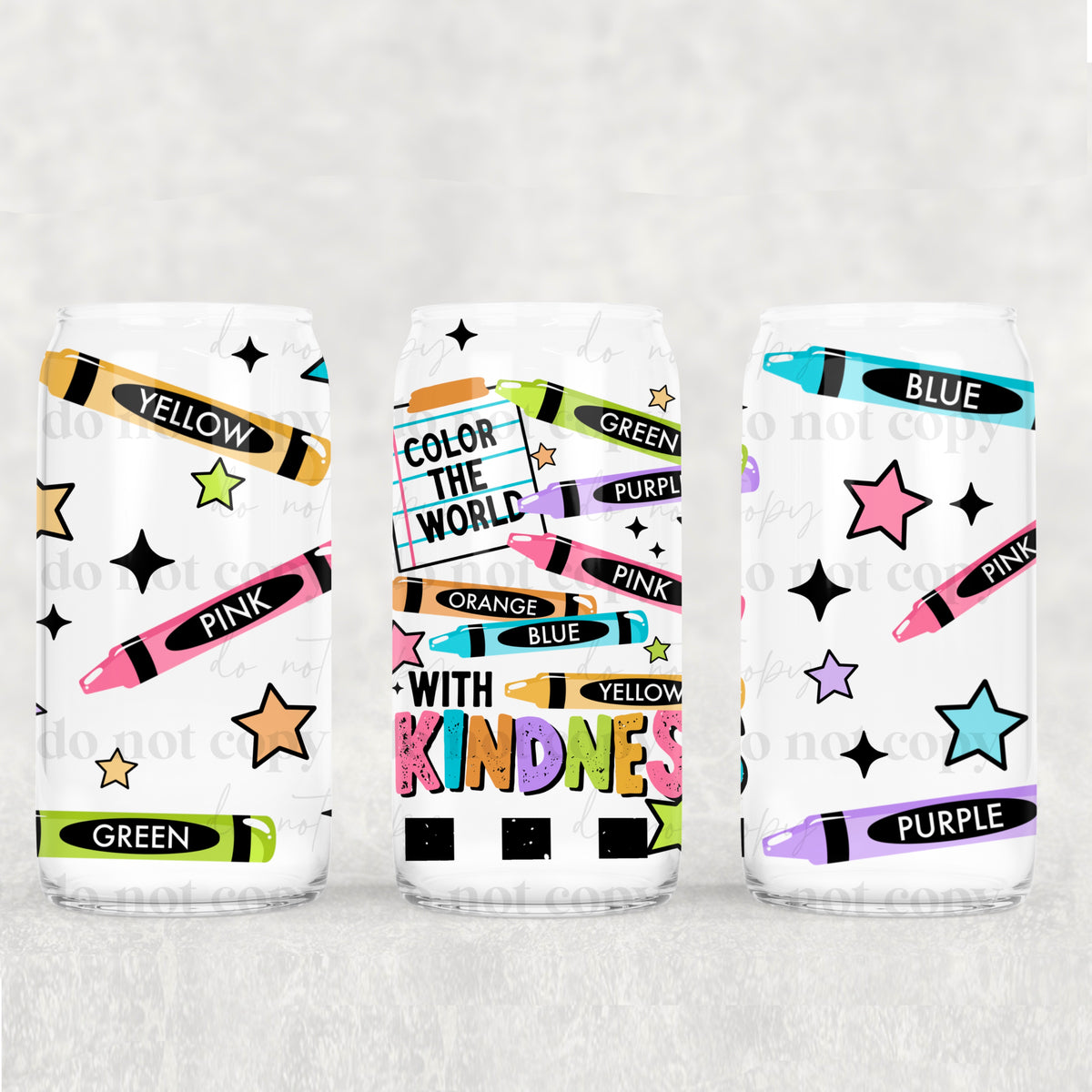 2493 crayons (CSC) UV DTF WRAP