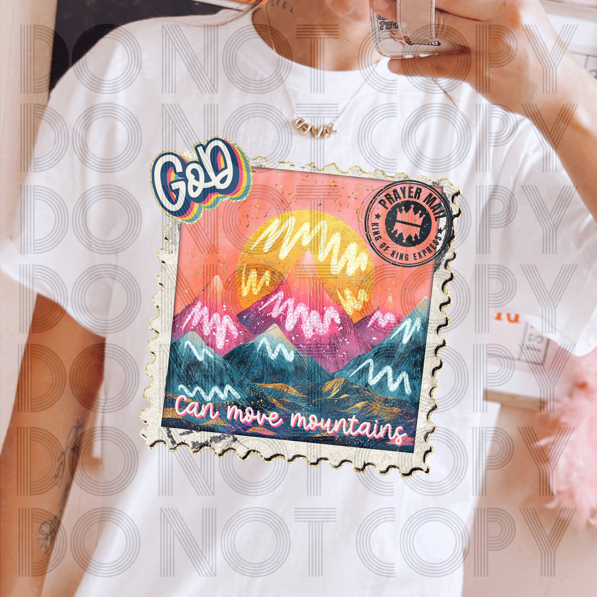 God can move mountains (RENEWED) DTF transfer