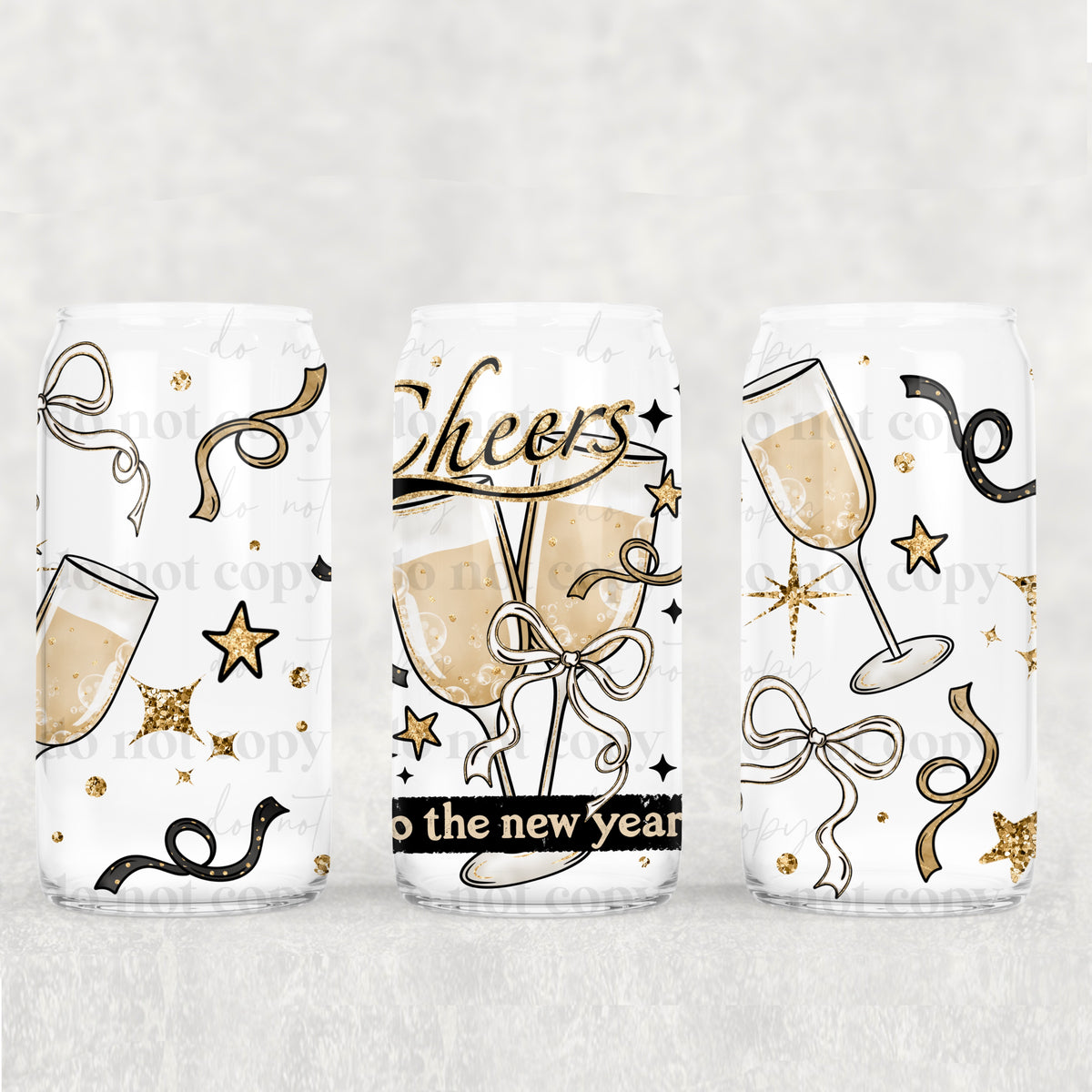 2554 cheers (CSC) UV DTF WRAP