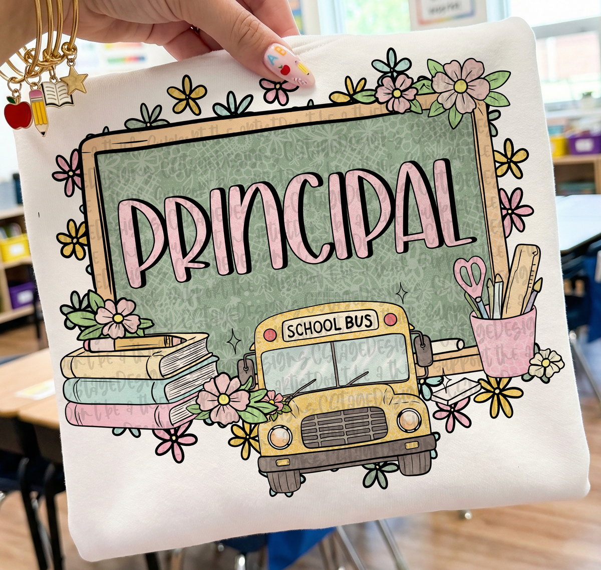 Principal chalkboard (Cstage) DTF Transfer