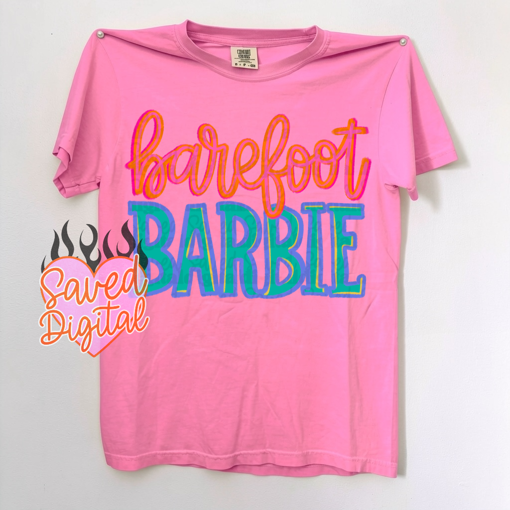 Barefoot B (Saved) DTF Transfer