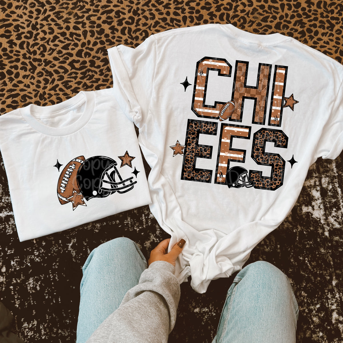 Chiefs Football Mascot BACK (Virgo) 109650 DTF transfer