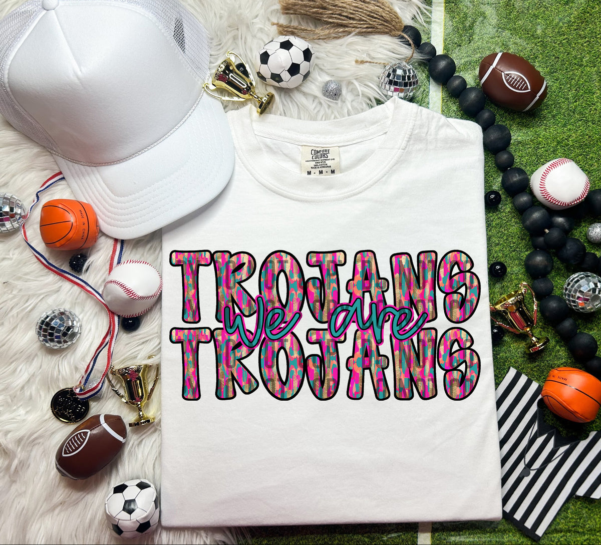 We Are Trojans Brushstroke (CITY) 69724 DTF transfer