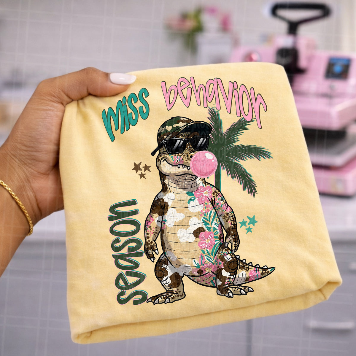 Miss behavior season (Virgo) DTF Transfer