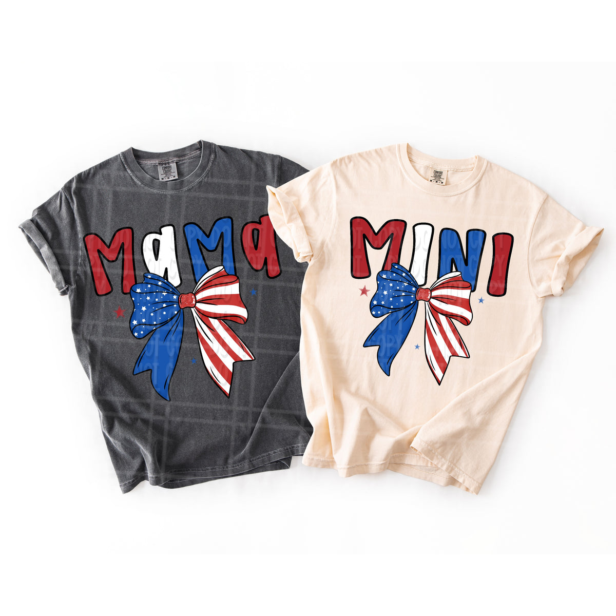 MAMA ONLY RWB bow (Virgo) DTF Transfer