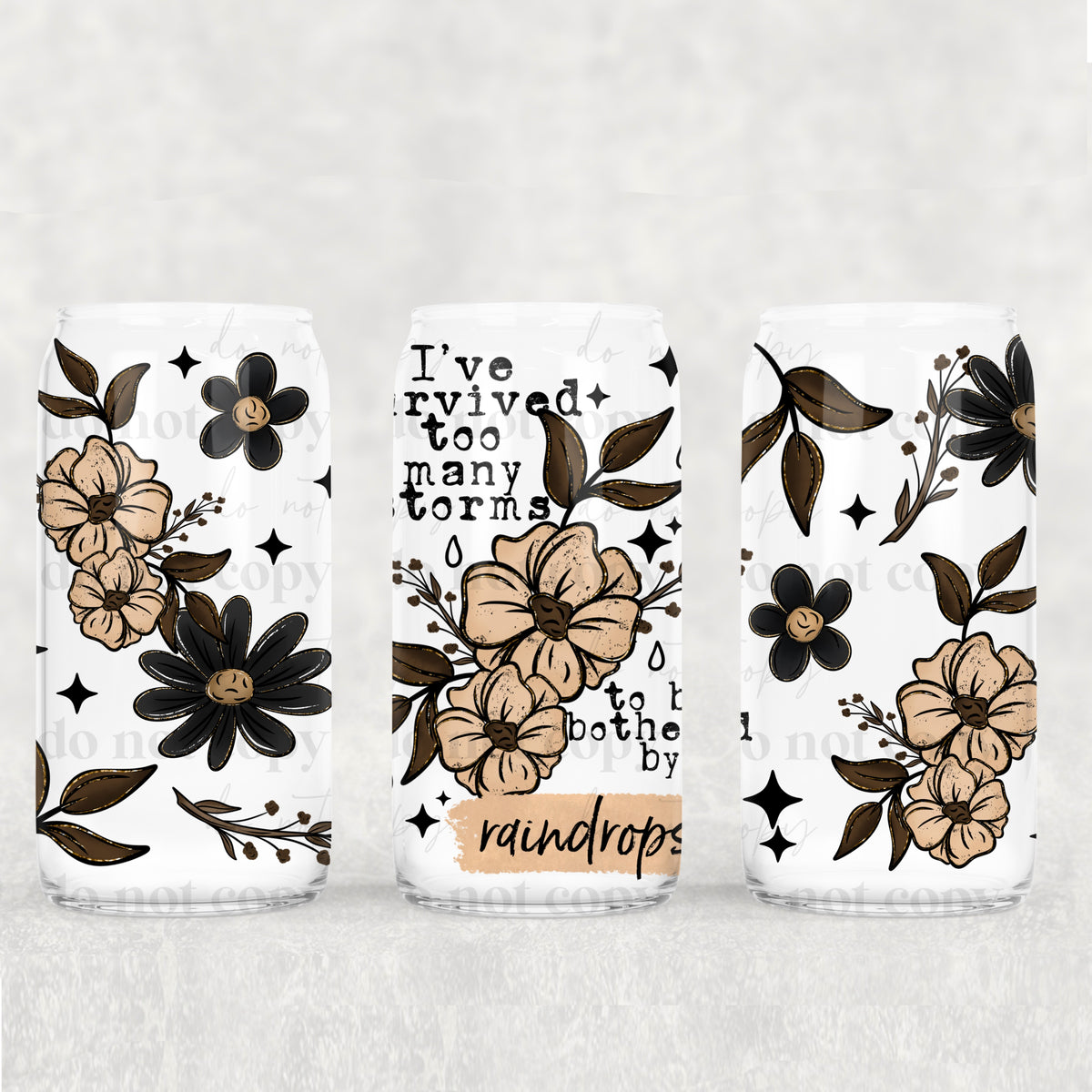 bothered by raindrops 2671(CSC) UV DTF WRAP
