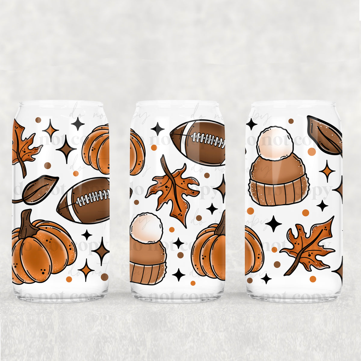 gingerbread disco ball 2717 (CSC) UV DTF WRAP