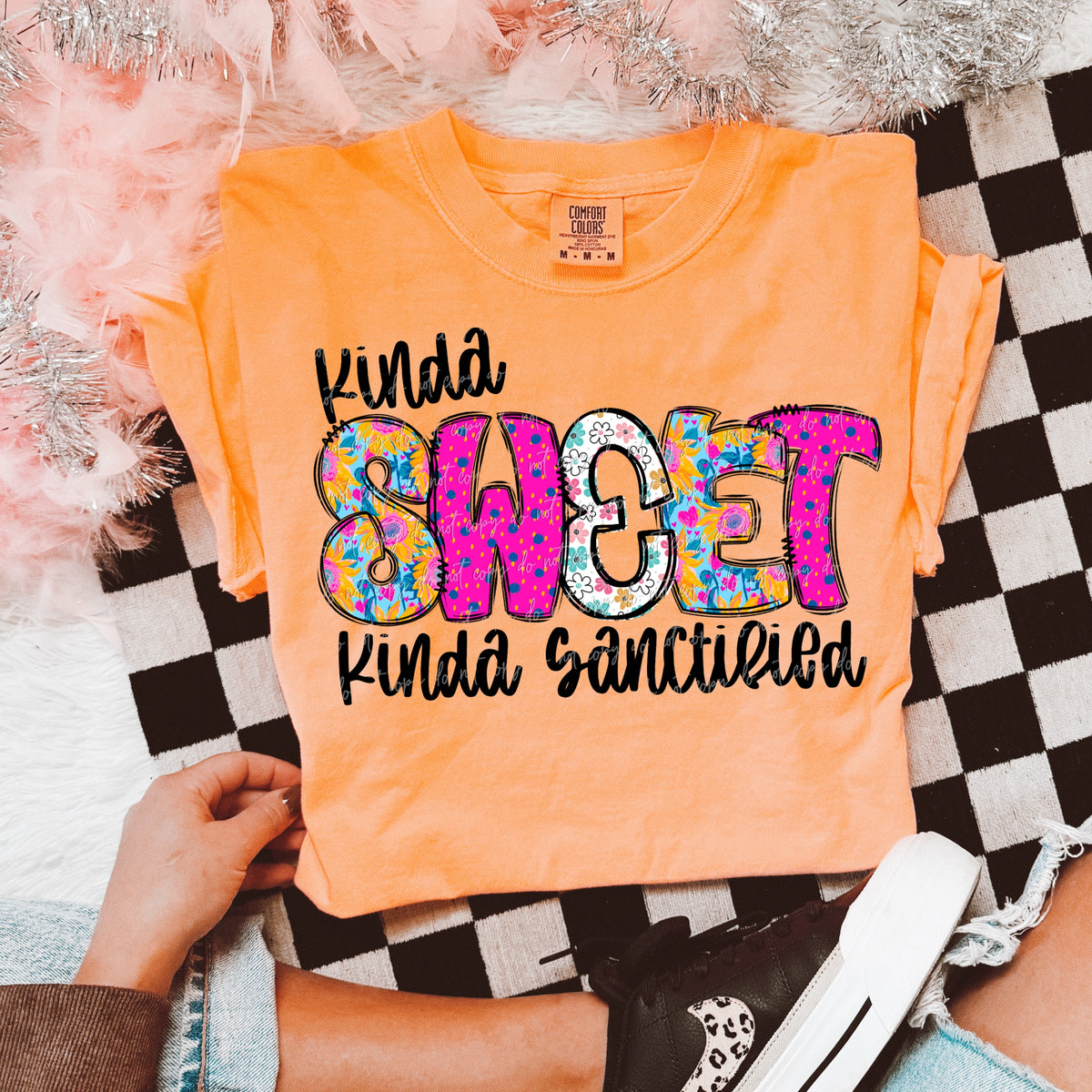 Kinda Sweet Kinda Sanctified (VIRGO) DTF transfer