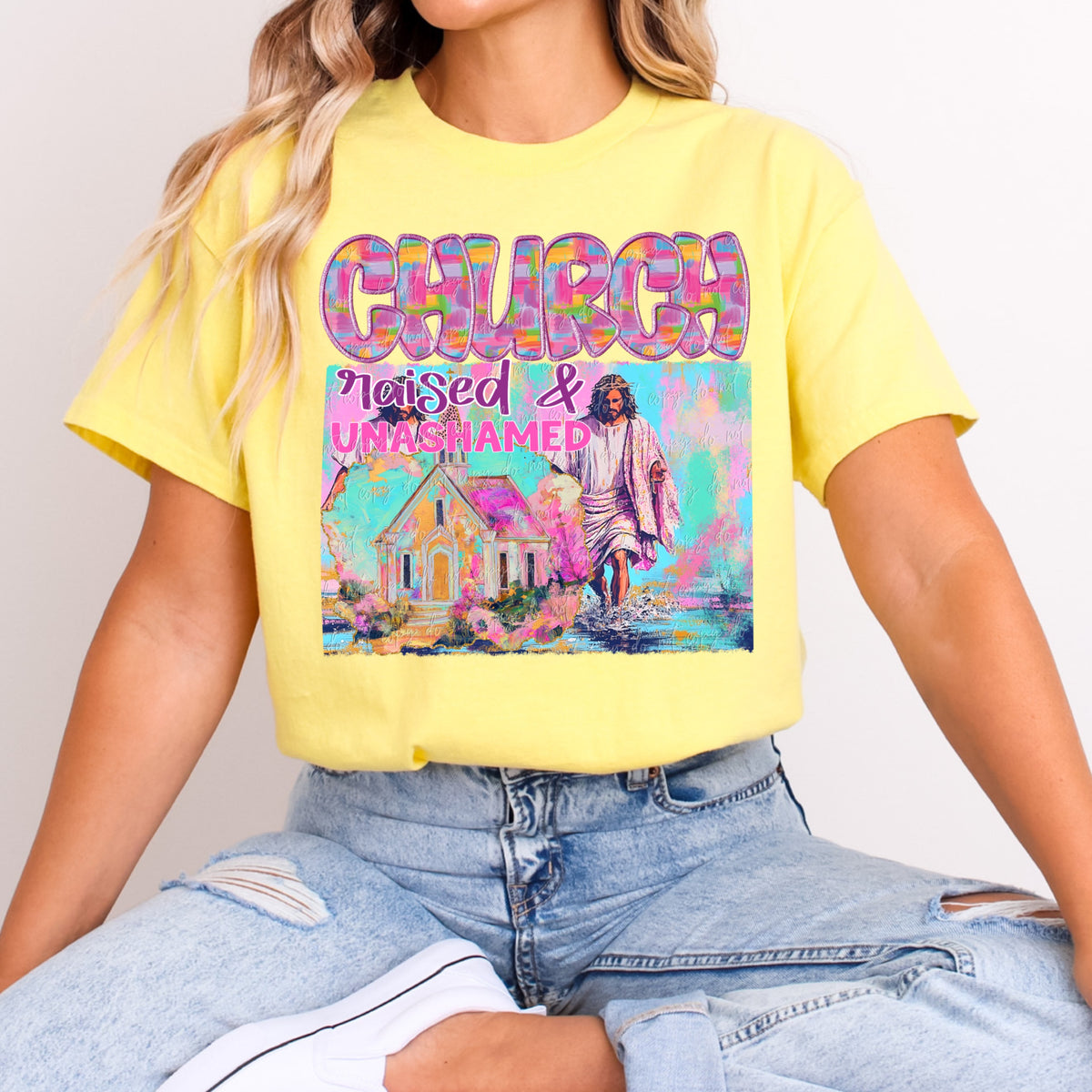 Church Raised & Unashamed (VIRGO) DTF transfer