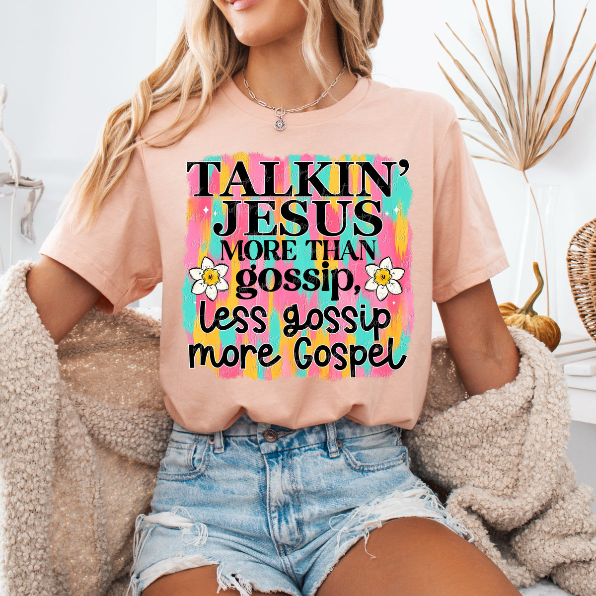 Talkin' Jesus More than Gossip (VIRGO) DTF transfer