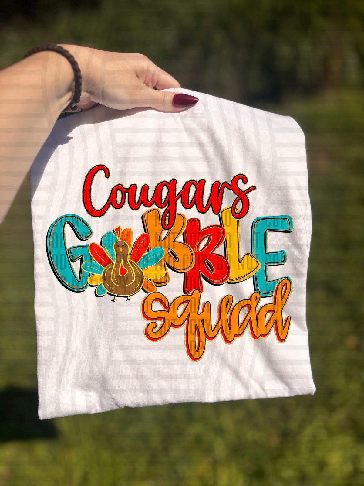 Cougars Gobble Squad (Caplinger) DTF Transfers