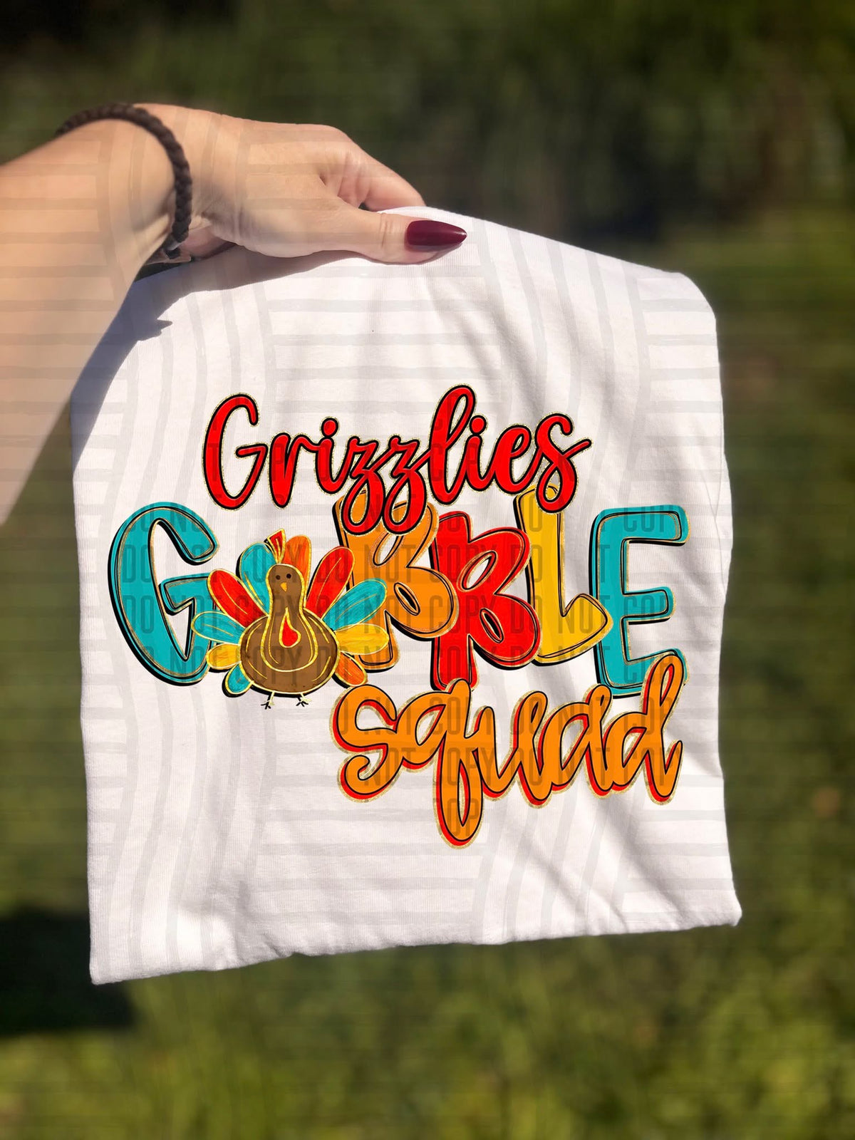 Grizzlies Gobble Squad (Caplinger) DTF Transfers