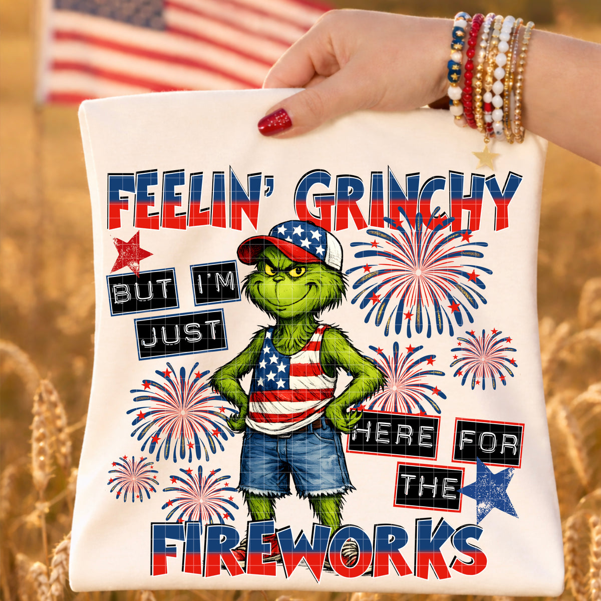 Feeling G but I'm just here for the fireworks (SSD) DTF Transfer