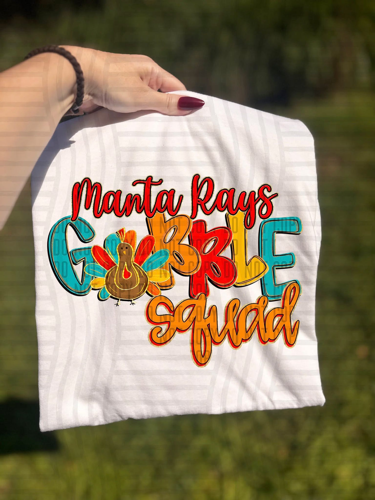 Manta Rays Gobble Squad (Caplinger) DTF Transfers
