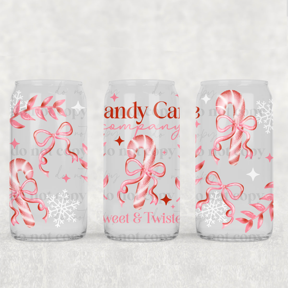 2811 candy cane company (CSC) UV DTF WRAP