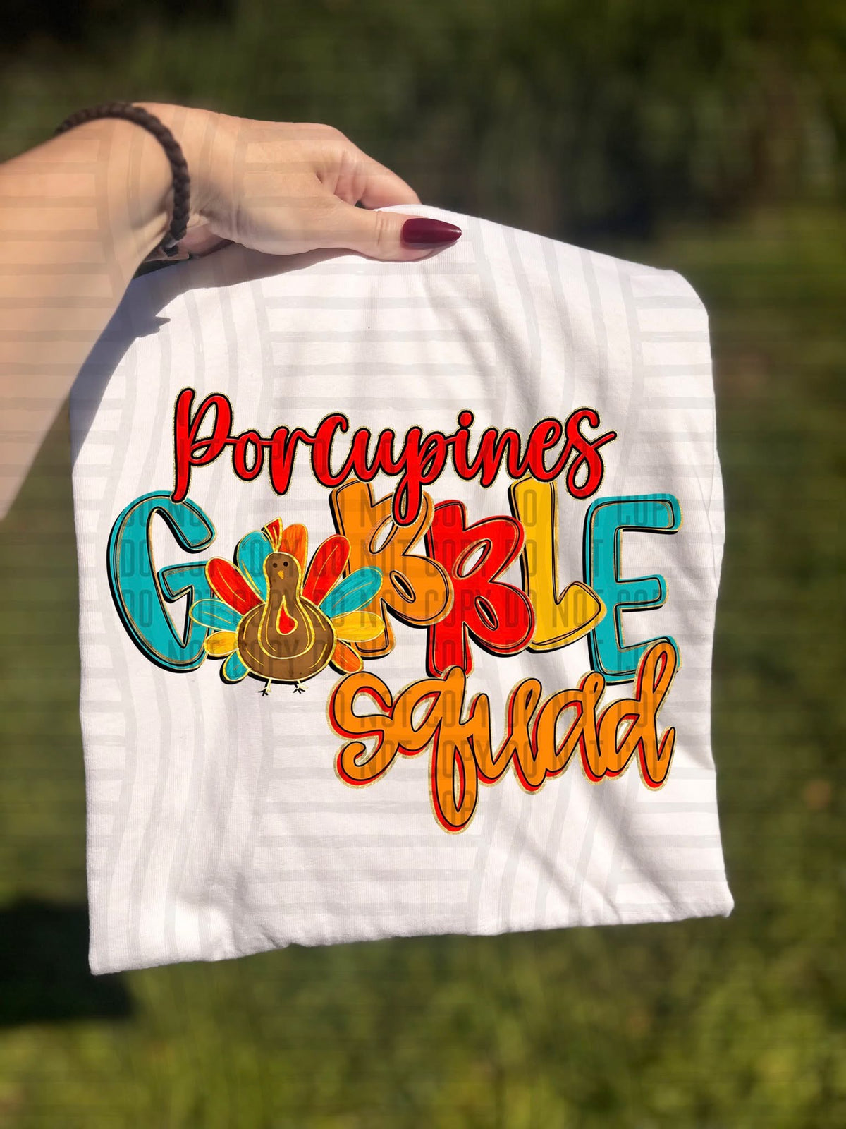 Porcupines Gobble Squad (Caplinger) DTF Transfers