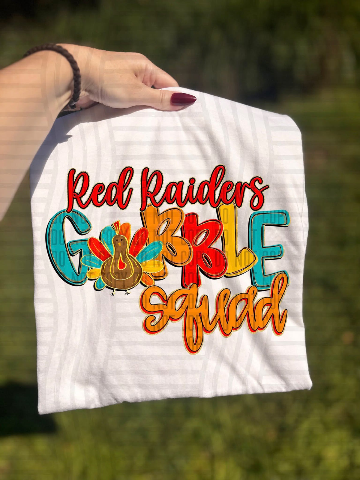Red Raiders Gobble Squad (Caplinger) DTF Transfers