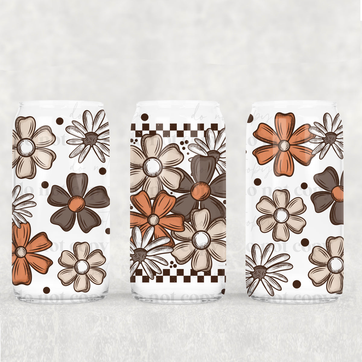 2836 nude flowers (CSC) UV DTF WRAP