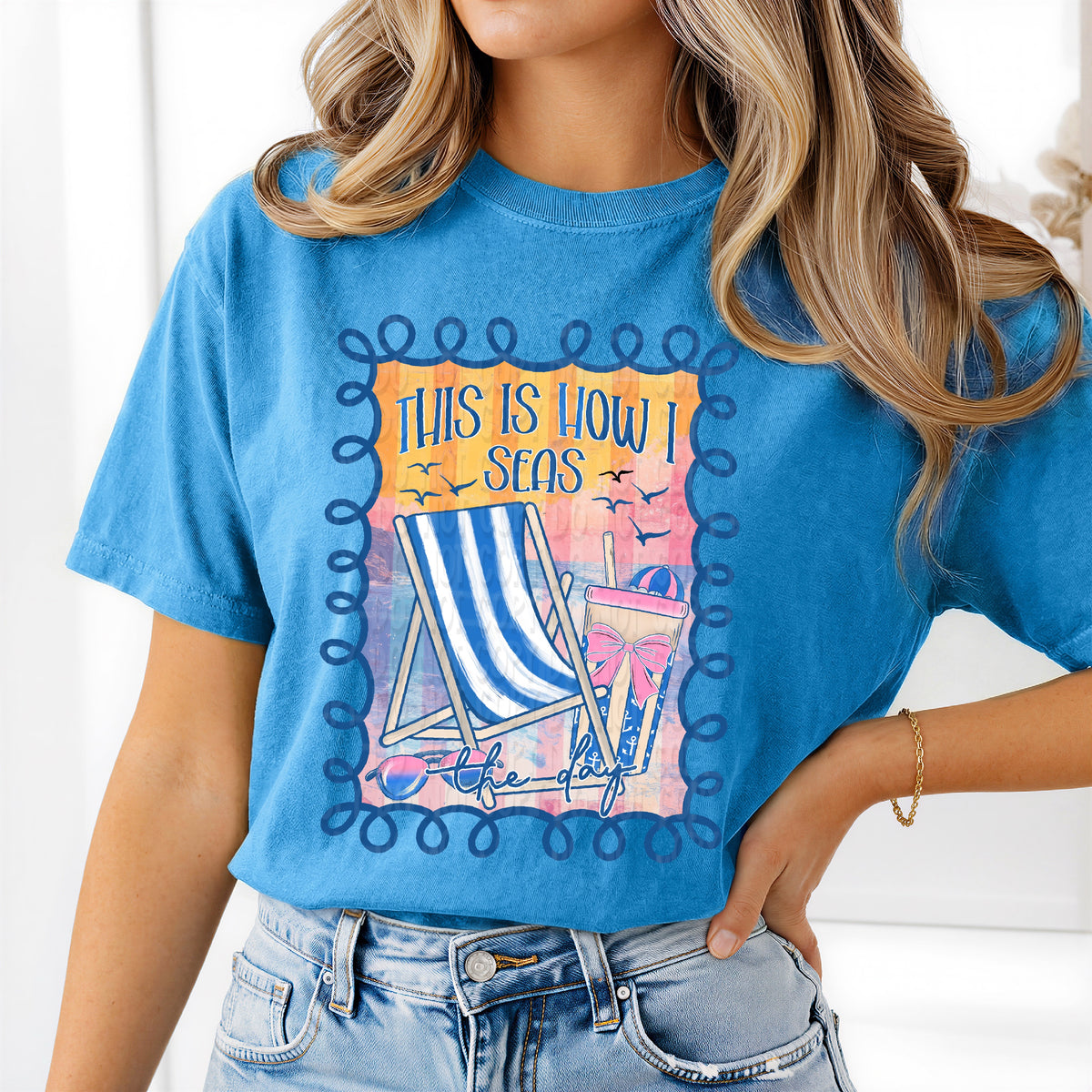 This is how I seas the day (Virgo) DTF Transfer