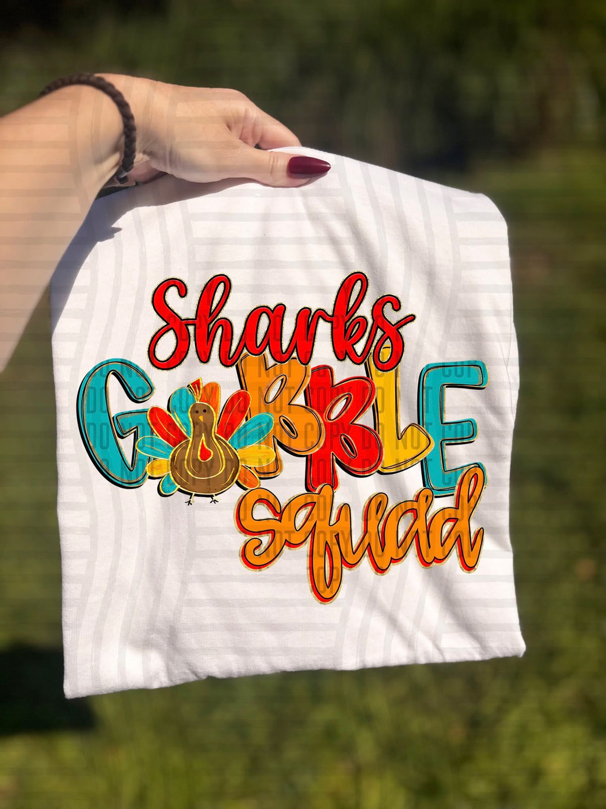 Sharks Gobble Squad (Caplinger) DTF Transfers