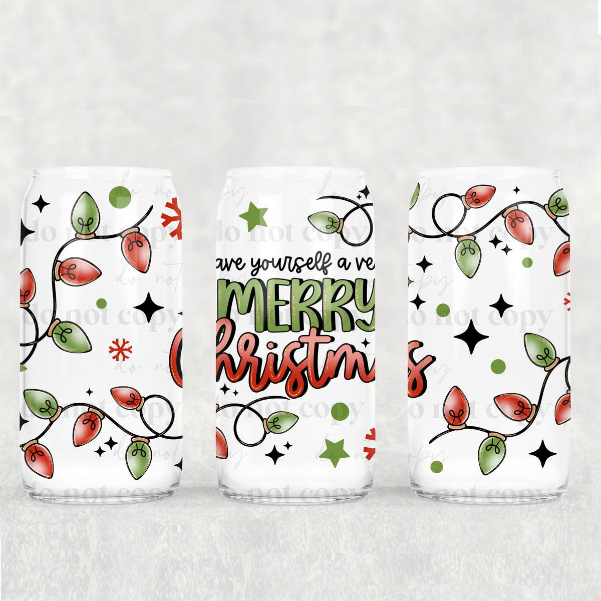 2848 have yourself a merry little christmas (CSC) UV DTF WRAP