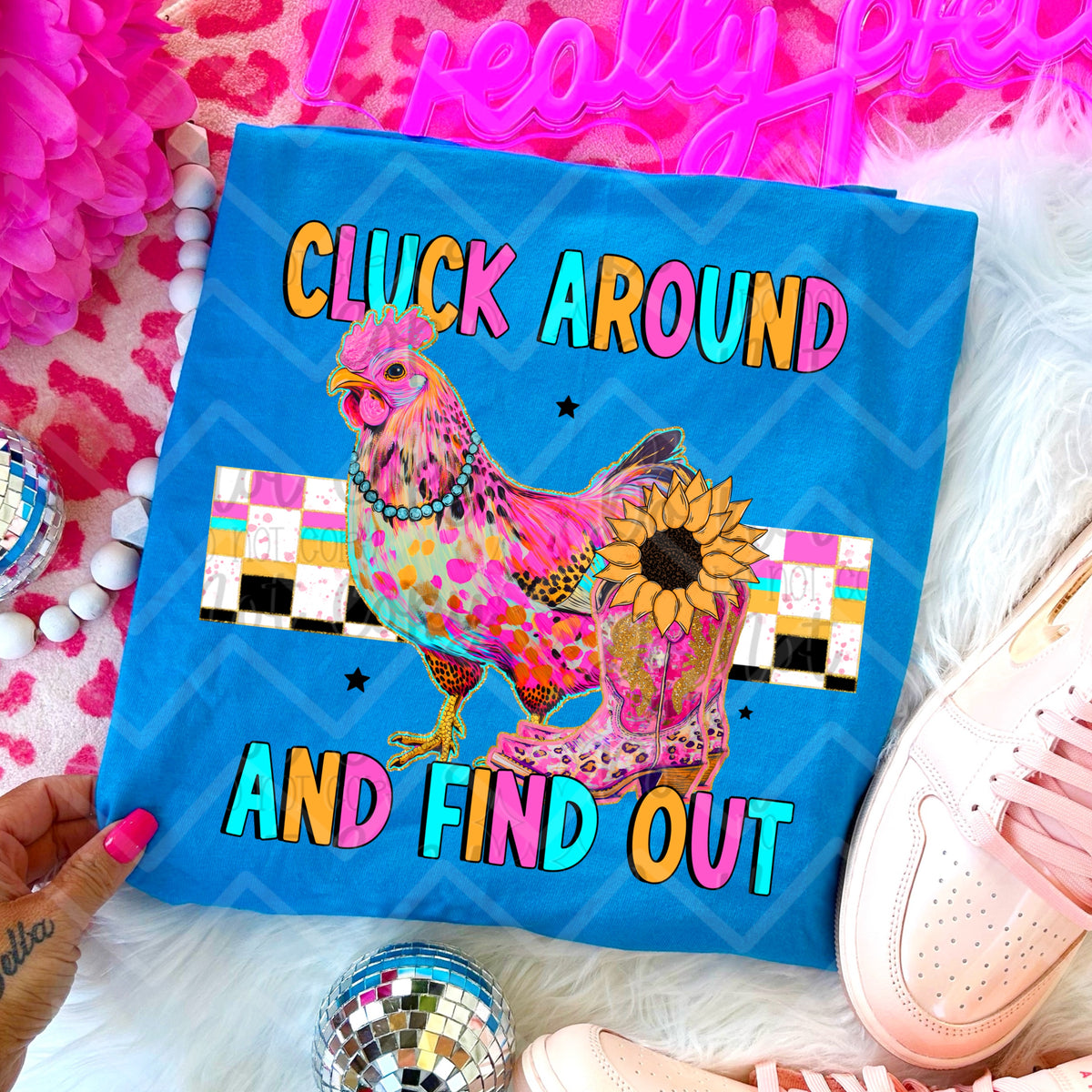 Cluck around and find out (VIRGO) DTF transfer